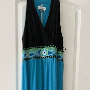 Woman’s long summer dress